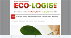 Desktop Screenshot of eco-logis37.fr