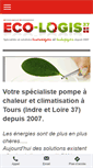 Mobile Screenshot of eco-logis37.fr